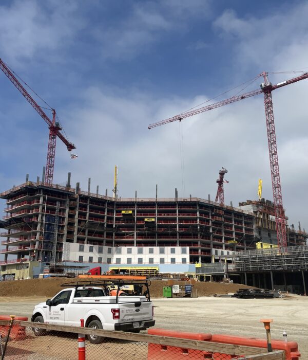 Construction on the Gaylord Pacific Hotel