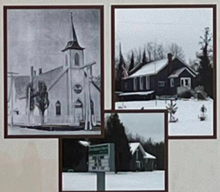 Elim Swedish Baptist Church and the First Baptist Church of Witch Lake