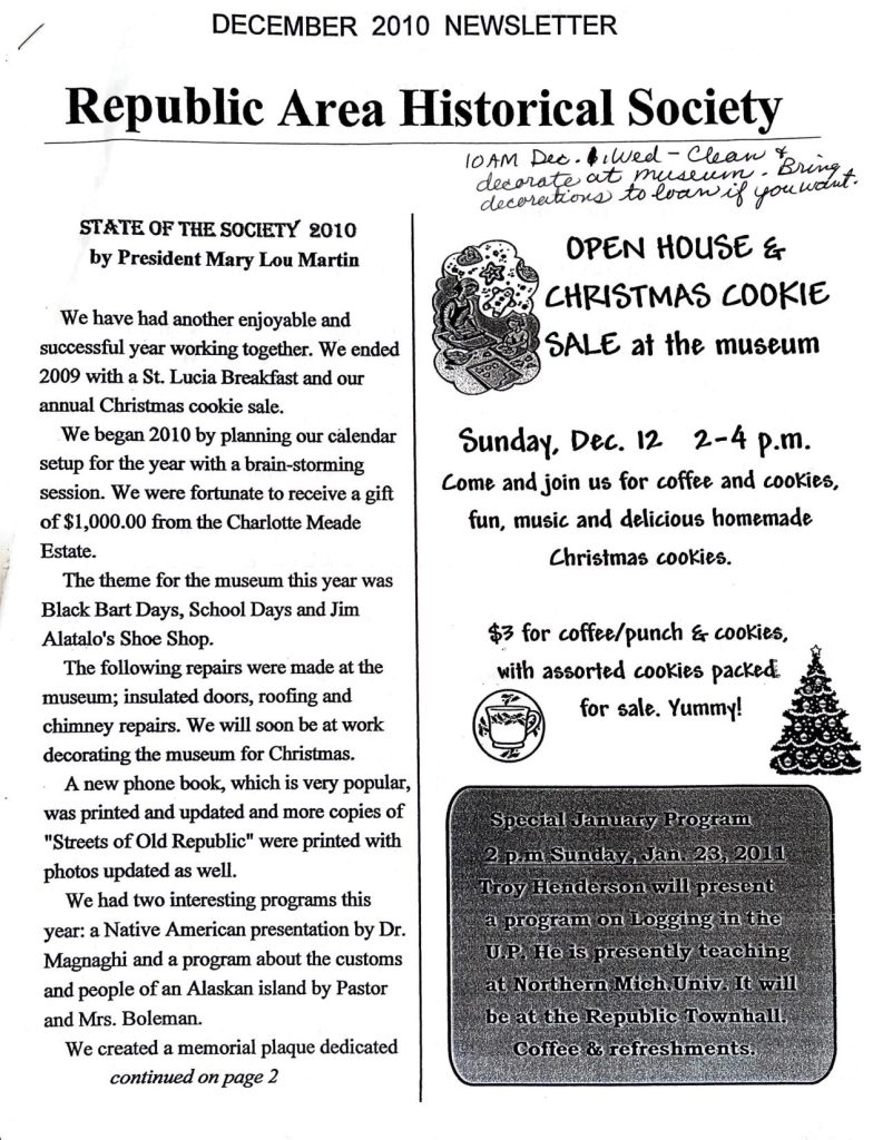 Newsletter December 2010 - Page 1