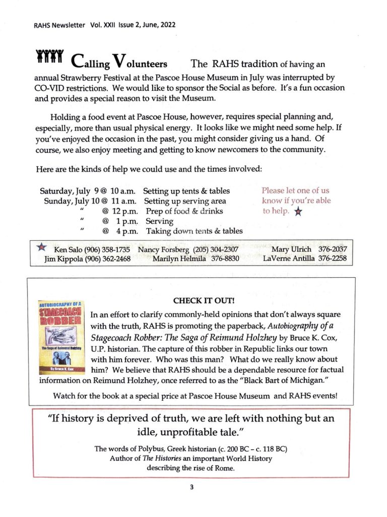 Newsletter - June 2022, page 3