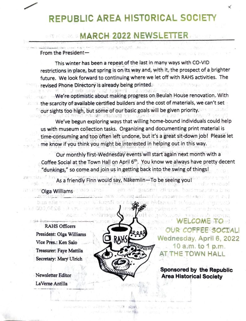 Newsletter March 2022 - Page 1