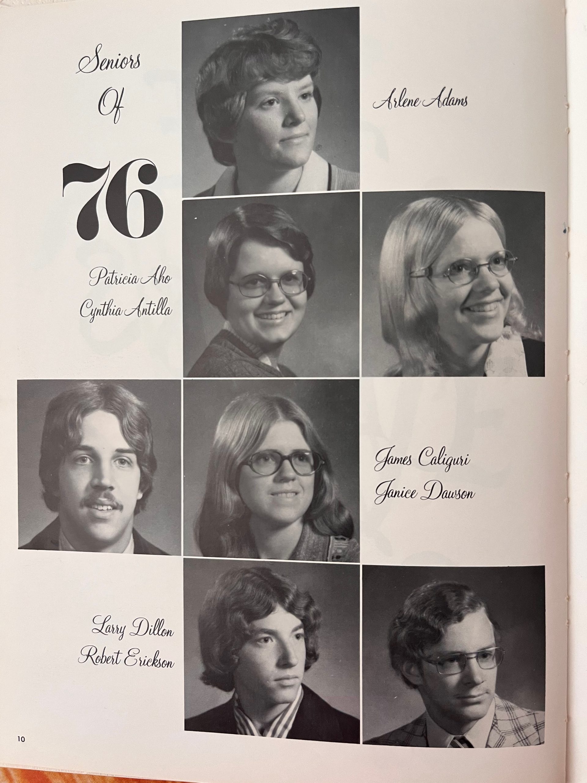1976 Yearbook page 1