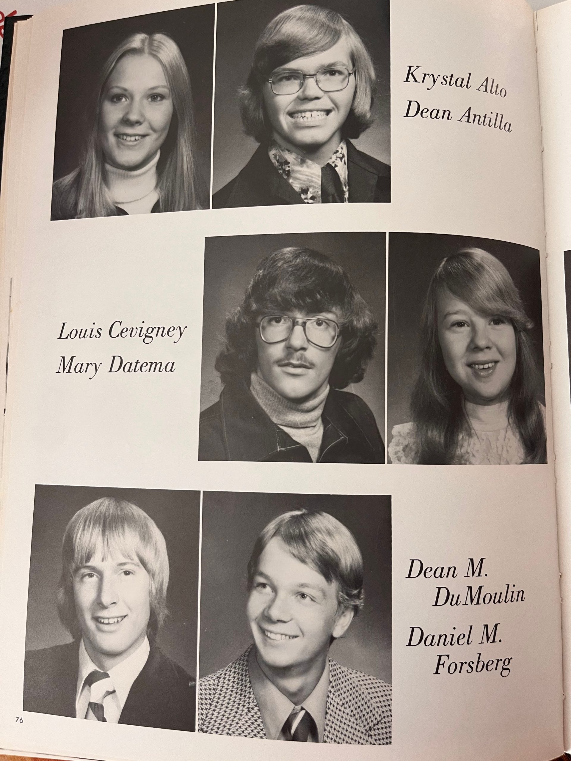 1977 Republic Area Historical Society yearbook page
