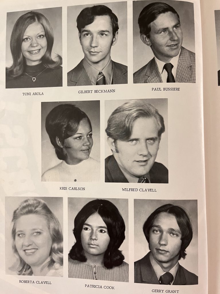 1972 Republic Historical Society yearbook page