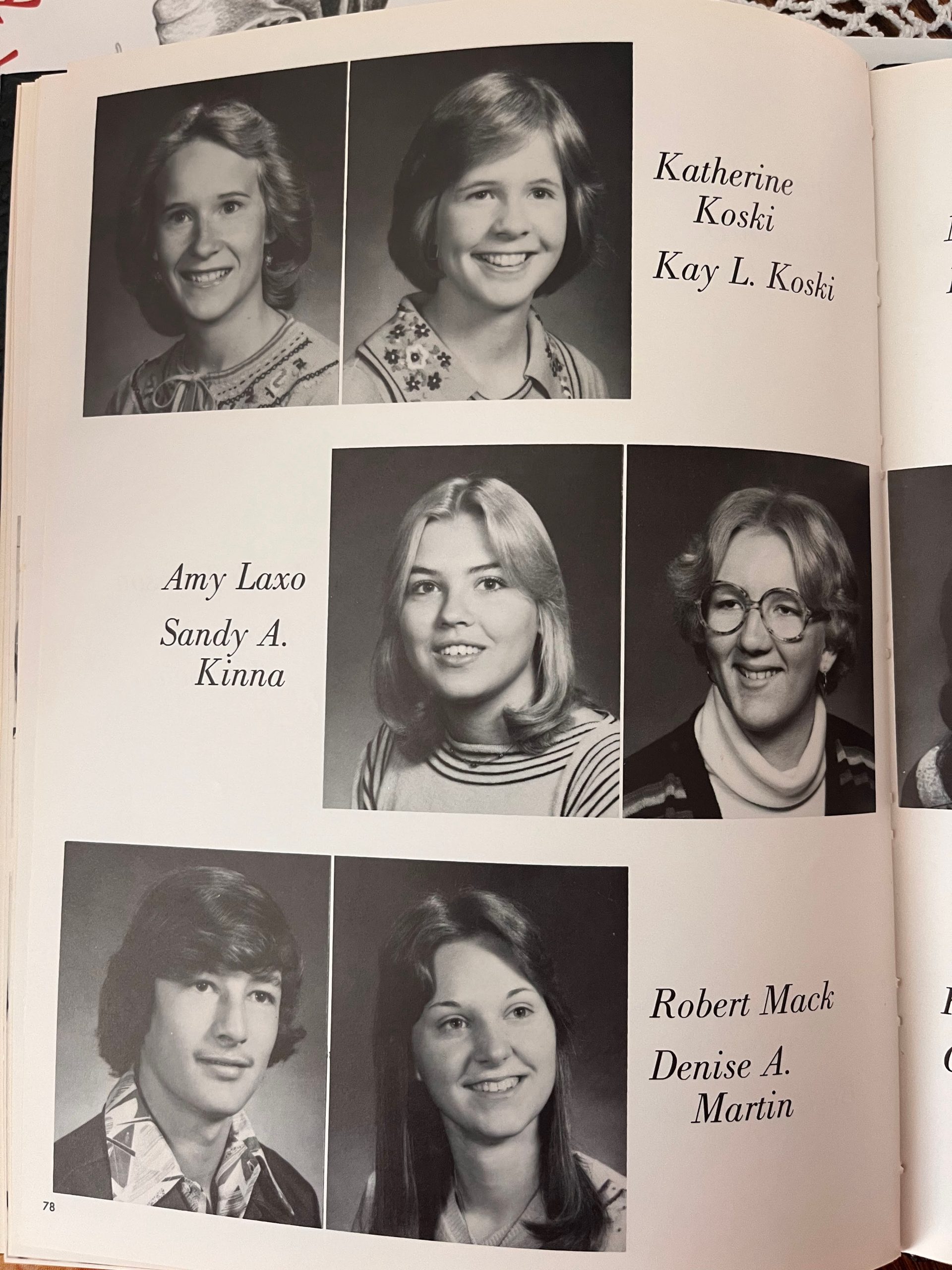 1977 Republic Area Historical Society yearbook page