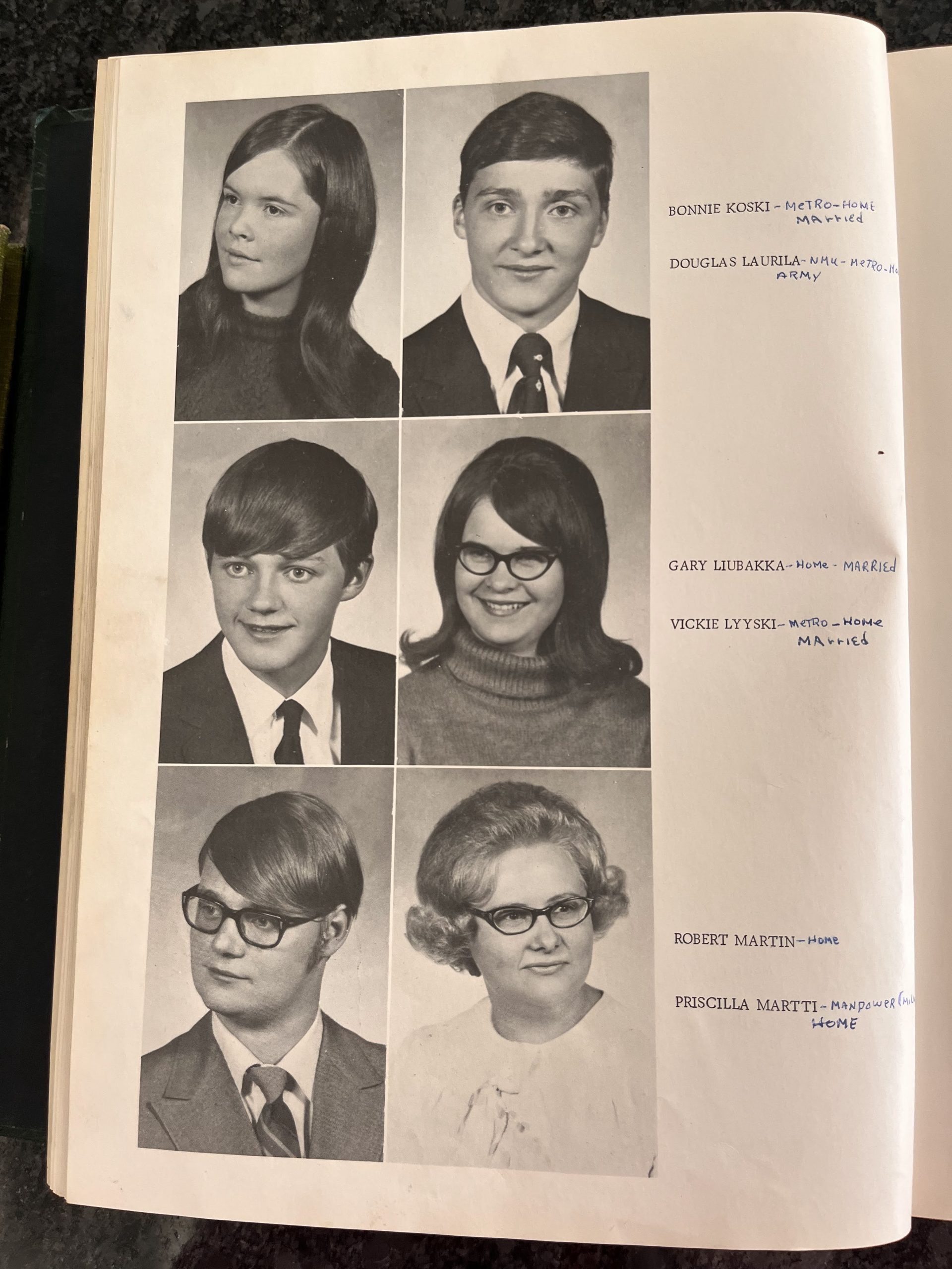 1971 yearbook page 3