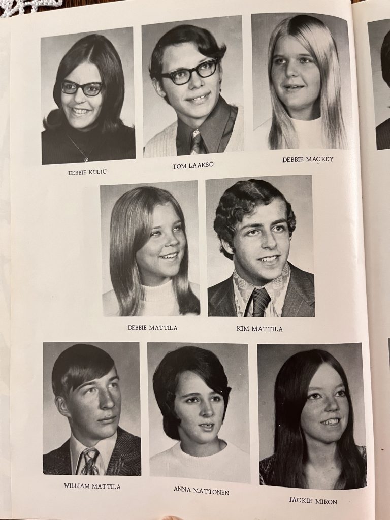 1972 Republic Historical Society yearbook page