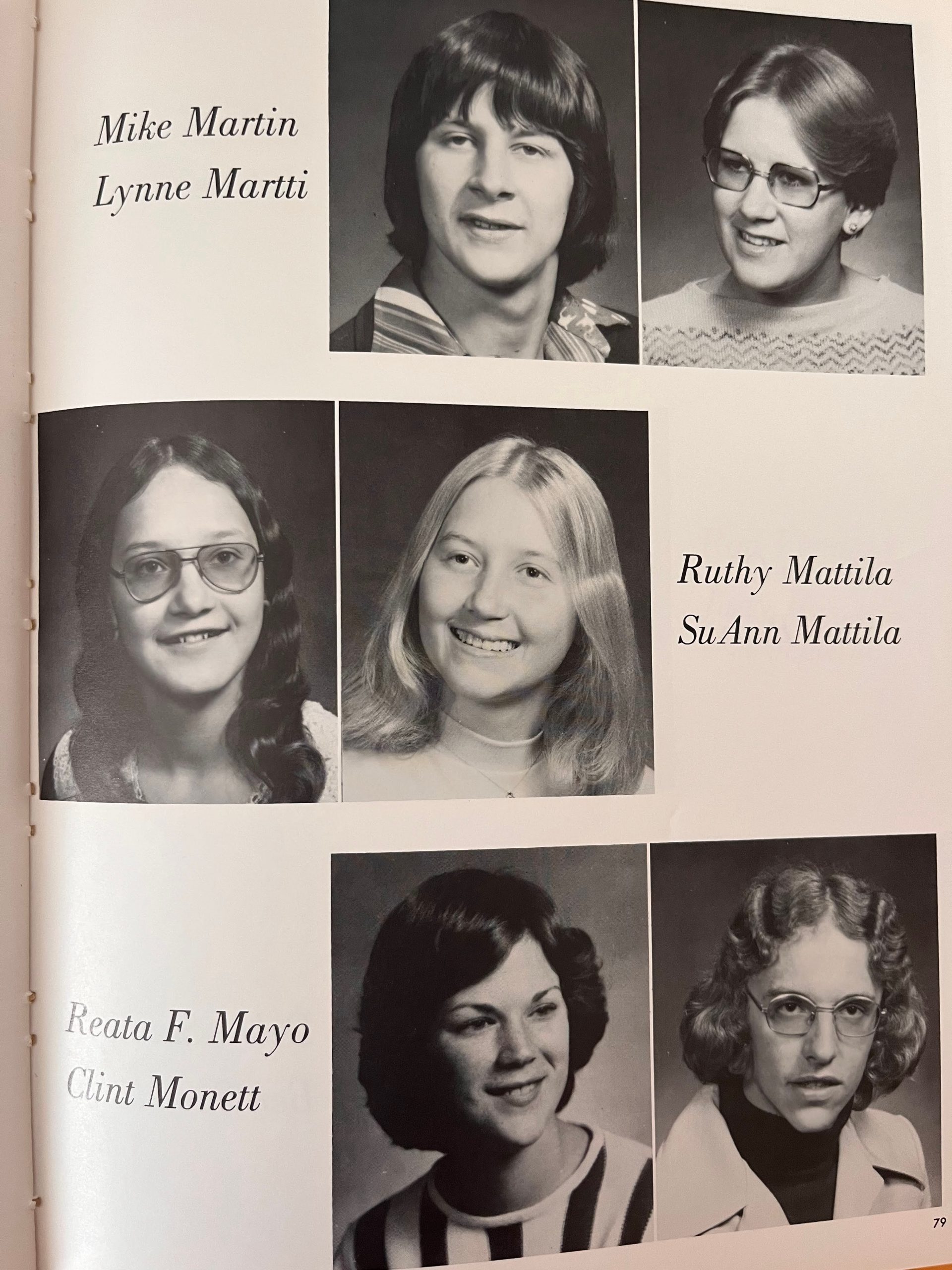 1977 Republic Area Historical Society yearbook page