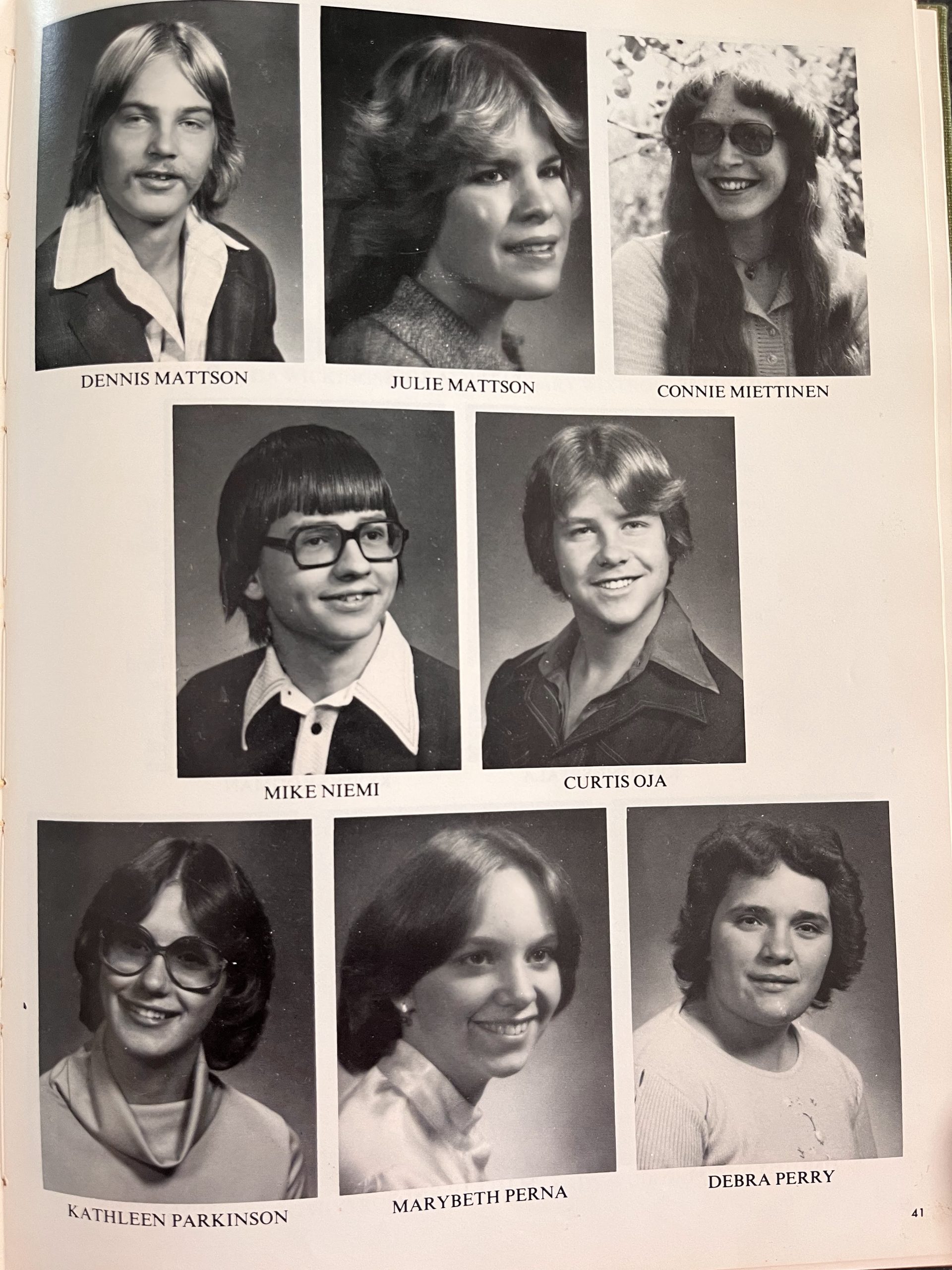 1978 Republic Area Historical Society yearbook page