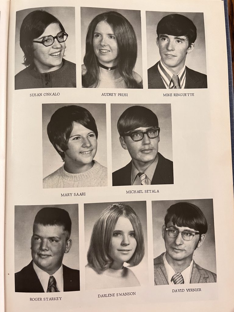 1972 Republic Historical Society yearbook page