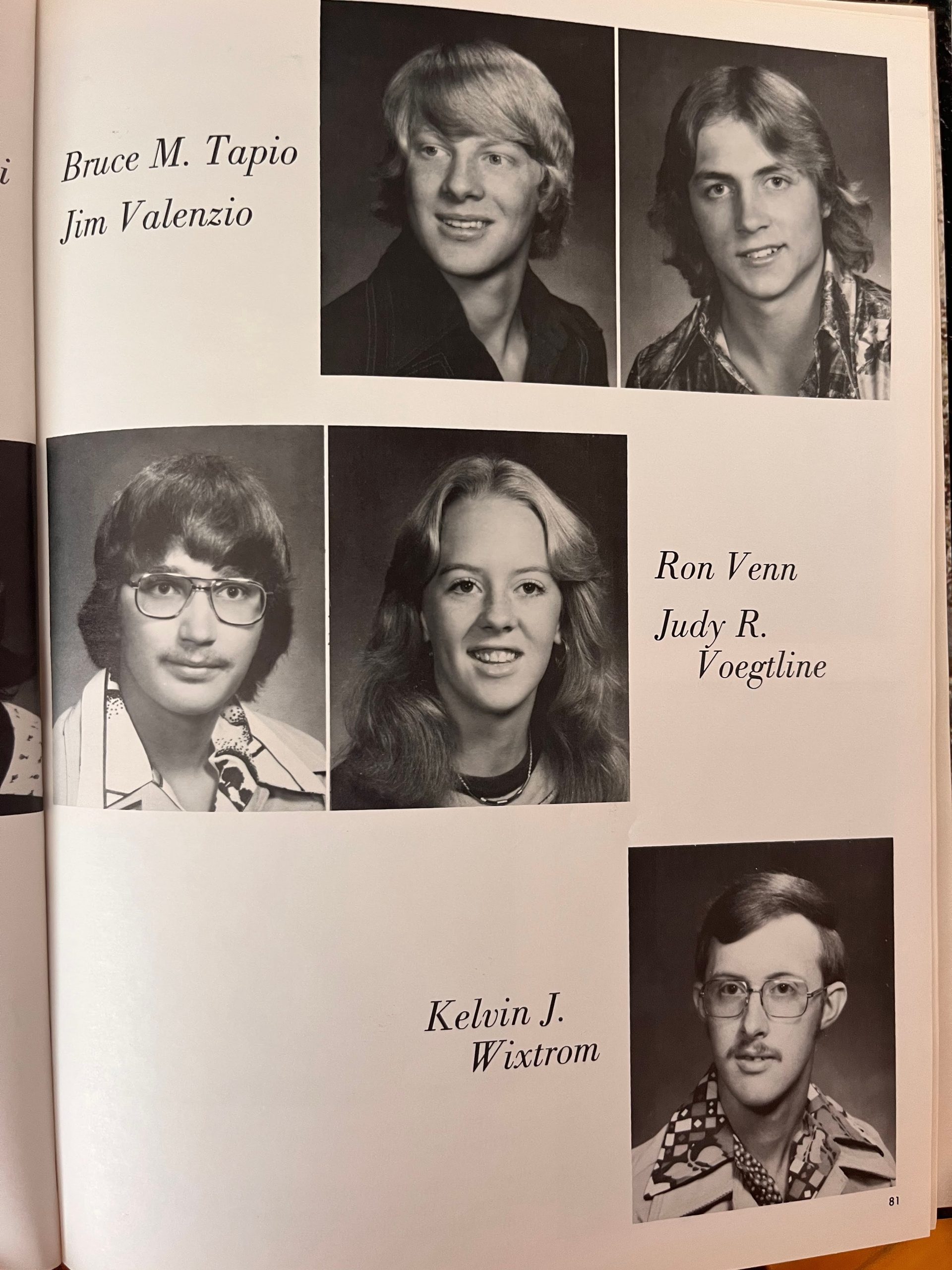 1977 Republic Area Historical Society yearbook page