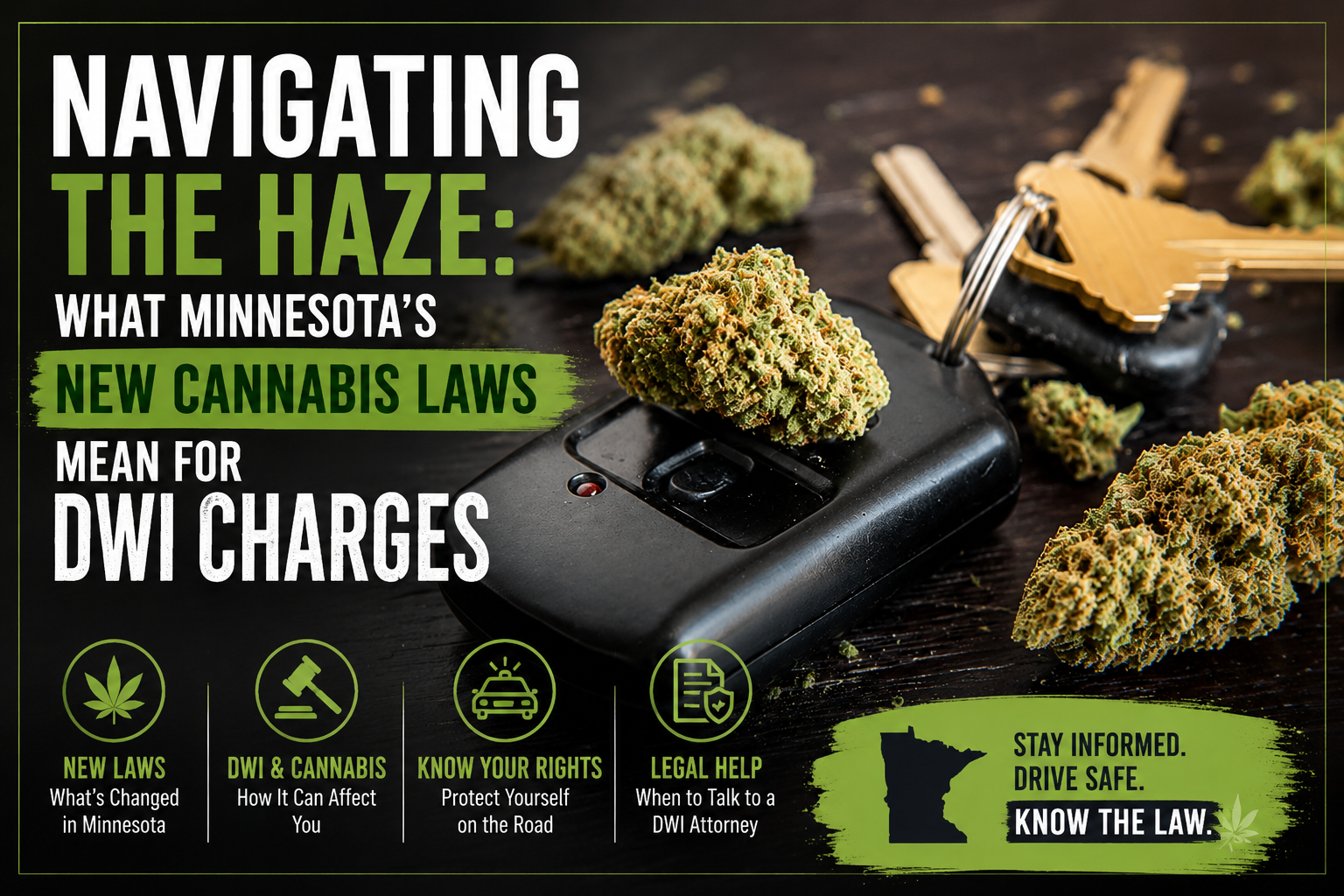 Navigating the Haze: What Minnesota's New Cannabis Laws Mean for DWI Charges
