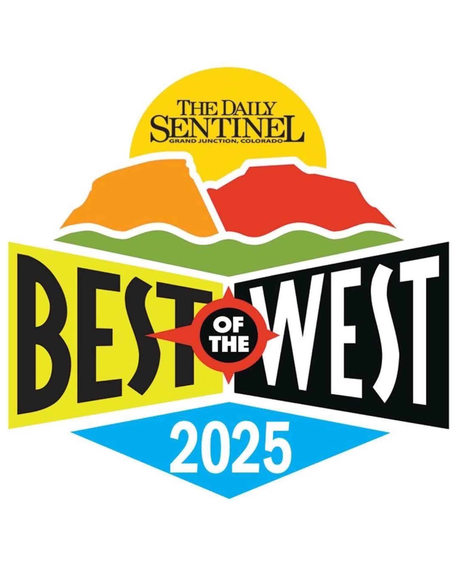 Best of the West 2025 award badge from The Daily Sentinel