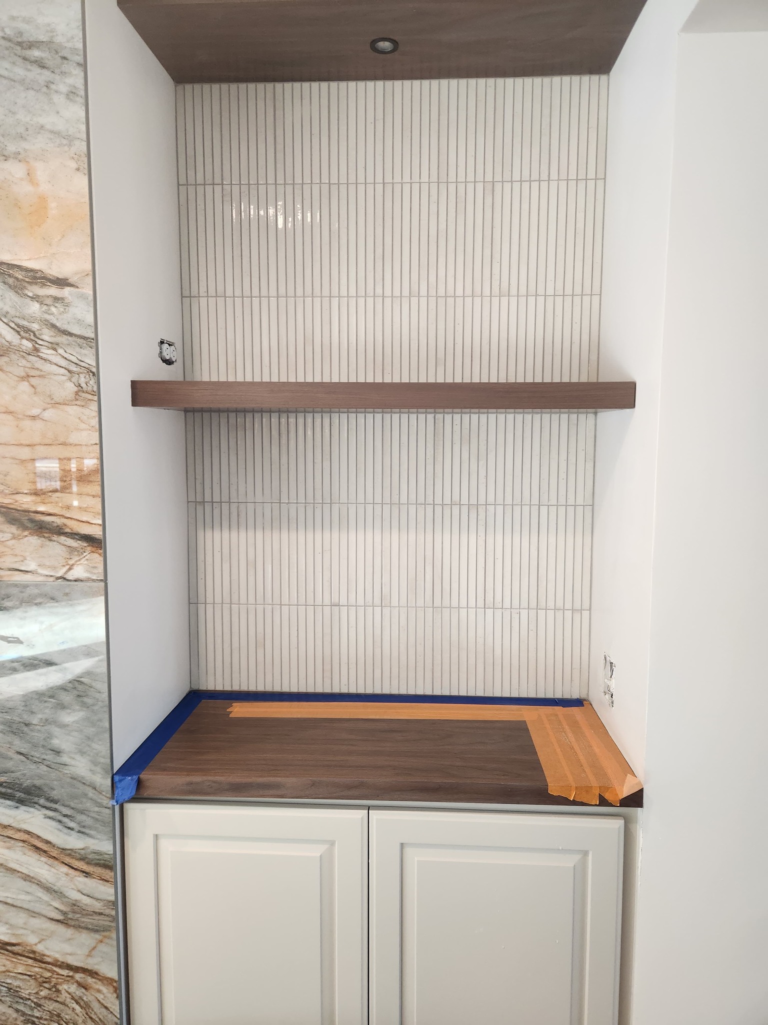 Kim and Dave H, Fireplace Backsplash, Arden Hills, MN