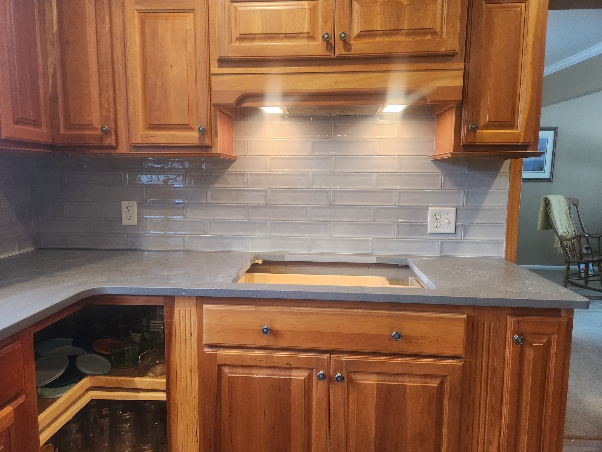 Kay and Dave K, Tile Backsplash, Golden Valley, MN