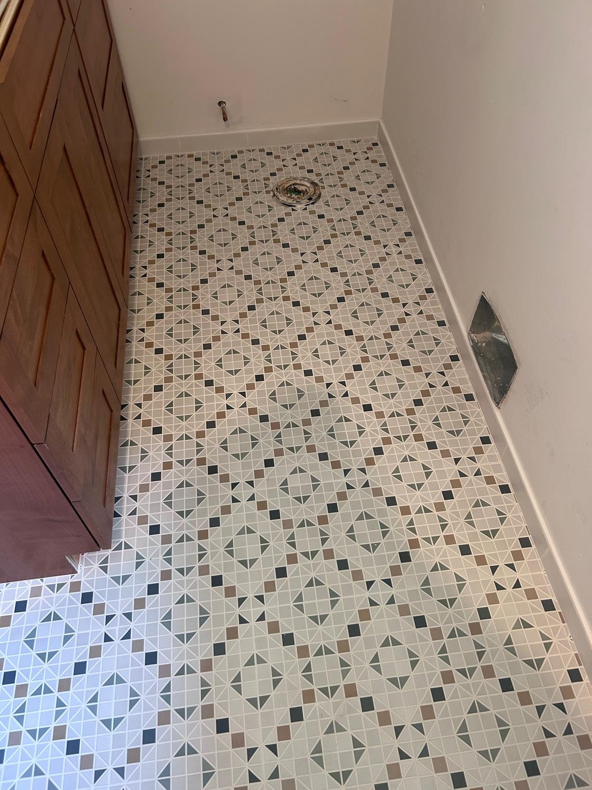 Mary and Joe T, Tile Project, Eden Prairie, MN