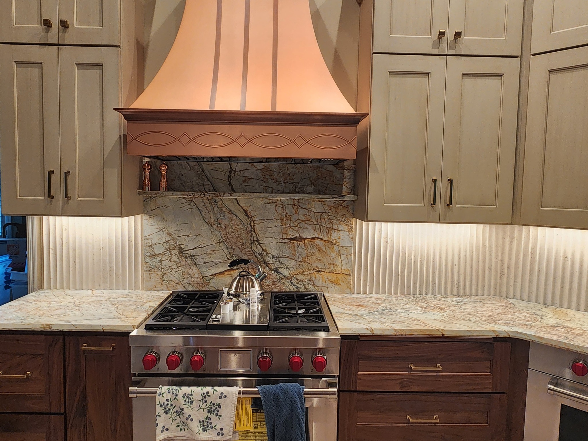Mary and Mark E, Tile Backsplash, Wayzata, MN