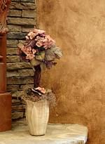 Faux wall painting example
