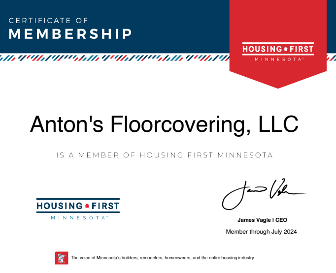 Housing First Minnesota Certificate of Membership