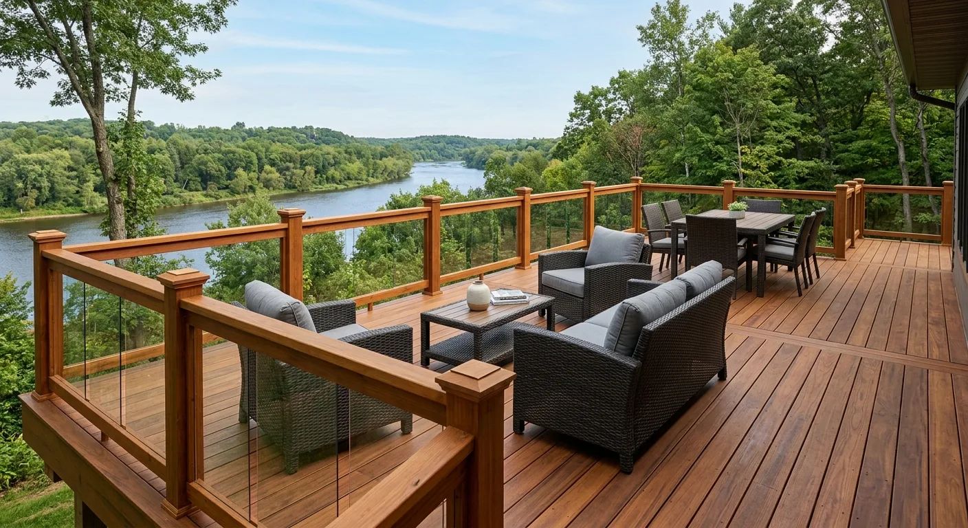decks and railing work — professional service in Eau Claire, WI