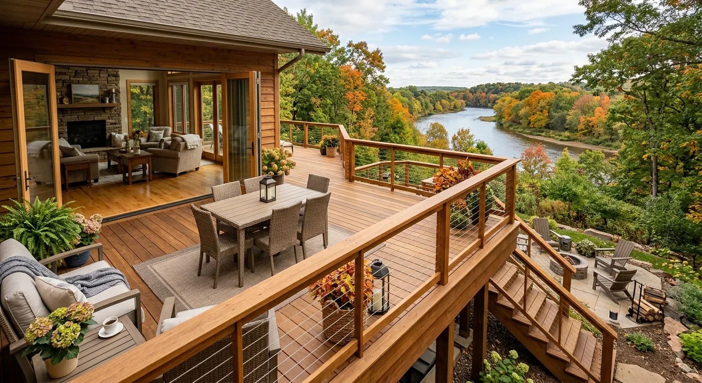 decks and railing work — professional service in Eau Claire, WI