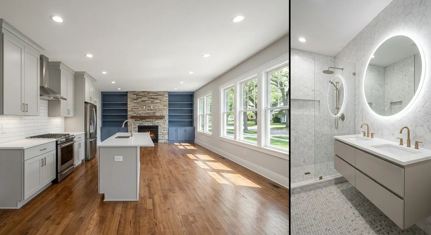 home renovations work — project example in Eau Claire, WI