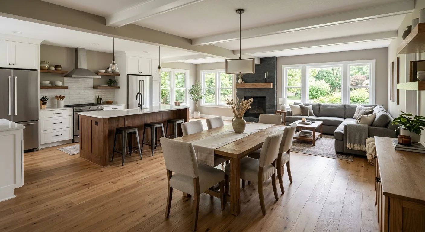 home renovations work — project example in Eau Claire, WI