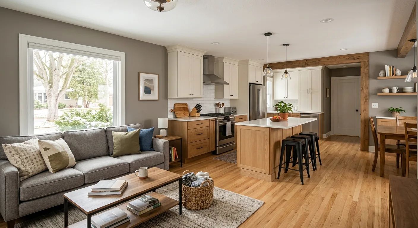 home renovations work — project example in Eau Claire, WI